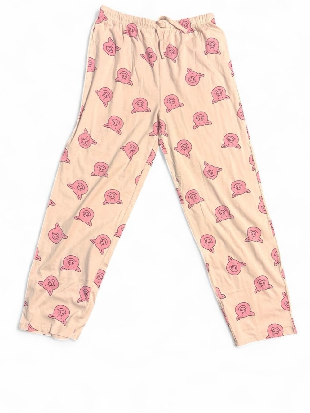 Cute Percy Pink Pig Print Pajama Set